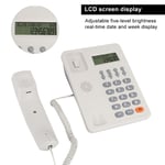 KX T8206 English Office Desktop Telephone DTMF/FSK Dual System Landline With Hot