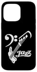 Coque pour iPhone 14 Pro Max Guitare basse Jazz Musicien