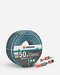 Gardena 50m Classic Hose Starter Set with Connector