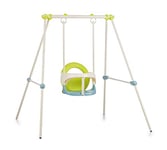 Smoby - Portique Métal Baby Swing - Balançoire Bébé - Intérieur/Extérieur - Hauteur 118 cm - Dès 6 Mois - 830304