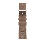 Apple Watch Hermès – Tricot Simple Tour i Beige de Weimar, 45 mm