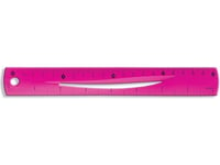 Tetis Flexibel Linjal 20Cm Rosa (Bl020-Rb)