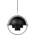 GUBI Multi-Lite Taklampa black/chrome