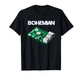 Bohemian Raspberry Computer Scientist Programmer Pi Gift T-Shirt