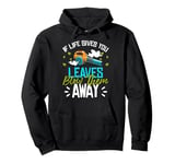 If Life Gives You Leaves Autumn Leaf Blower Pullover Hoodie