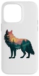 Coque pour iPhone 14 Pro Max Loup Randonnée Chasse Plein Air Camping Forêt Homme Femme Loup