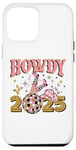 iPhone 12 Pro Max Howdy 2025, new year, 2025, cowgirl, gold silver pink Case