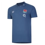 England Rugby Mens 22/23 Umbro CVC Polo Shirt - XXL