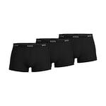 Hugo Boss Men's 3-pack Cotton Trunk3 ?????3? ? ???paquete De 3 BaÃƒºles De AlgodÃƒ³n.3 ???????????? ?? ?????? ?????3er Trunks, New Black, XL UK