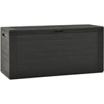 Malle de rangement - Coffre de rangement de jardin Coffre D'extérieur Anthracite 116x44x55 cm *4927445*