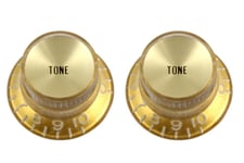 All Parts PK-0182-032 Gold Tone Reflector Knobs- set of 2 pcs