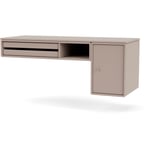 Montana Bureau Vegghengt Skrivebord, Mushroom Lakkert MDF