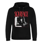 Hybris Tony Montana - The Power Epic Hoodie Herr (S,Black)