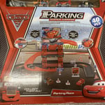 Disney Pixar Cars 2 Parking Garage Super Garage 40 Pcs Playset Includes 4 Cars