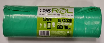 So.Di.Fer sacs poubelle 80x110cm 130lt vert 10pcs - 55515