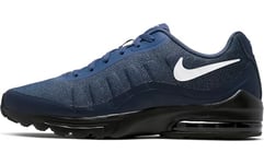 Nike Homme Air Max Invigor Chaussure de Basketball, Obsidian White Mystic Navy Black, 45 EU