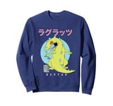 Rugrats Iconic Famous Reptar Vintage Kanji Big Chest Logo Sweatshirt