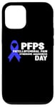 Coque pour iPhone 12/12 Pro Blue Ribbon PFPS Journée de sensibilisation au syndrome de la douleur fémorale rotulienne