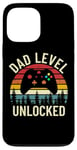 iPhone 13 Pro Max cute vintage dad level unlocked funny gamer new daddy father Case