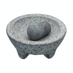 KitchenCraft World of Flavours Granite Mortar and Pestle 20cm Multicoloured