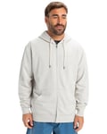 Quiksilver Polaire à Fermeture éclair Salt Water Zip Hoodie Homme Gris S