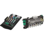 Wera Kraftform Kompakt 100 Screwdriving Service Kit, 52pc 05057460001 & Tool-Check Plus Mini Bit Ratchet, Socket, Screwdriver & Bit Set, 39pc, 05056490001