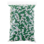 1000 stycken tomma hårda lösa gelatinkapslar storlek 0# Gel Medicin Grön Vit Green White one size