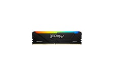 Kingston FURY Beast RGB - 16GB - DDR4 RAM - 3200MHz - DIMM 288-PIN - Ikke-ECC - CL16