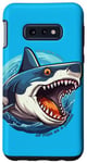 Coque pour Galaxy S10e Funny Shark Lover Ocean Wildlife Save The Ocean