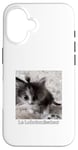 Coque pour iPhone 16 evillarry larry chat meme brainrot lobotomisateur mastermind