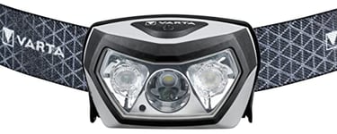 VARTA Lampe Frontale rechargeable, Torche Frontale LED, Outdoor Sports H30R Wireless Pro, charge sans fil, anti-éclaboussures, tête rotative, idéale pour le camping, le jogging, la marche
