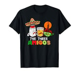 The Three Amigos Salt Tequila Lime Drinks Mexican Lover Fan T-Shirt