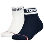 Lot de 2 paires de chaussettes Junior Garçon Tommy H Sportswear marine et blanc