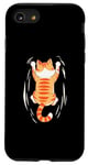 Coque pour iPhone SE (2020) / 7 / 8 Chat tigré orange suspendu avec griffe griffe chaton mignon