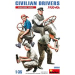 Miniart - Civilian Drivers 1930-40smaquette Figurine Civilian Drivers 1930-40s Miniart 38050 1/35ème Maquette Char Promo Figurine Miniature