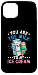 iPhone 15 Plus Funny Italian Food Milk Gelato Ice Cream Case