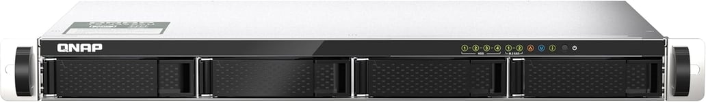 QNAP TS-435XeU-4G Short depth rackmount 4-bay NAS, supporting 2.5GbE/10GbE and