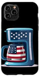 iPhone 11 Pro Patriotic coffee bean and maker costume Case