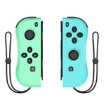 Paire de Manettes Nintendo Switch Joy-Con VORMOR Gauche et Droit Gamepad de Remplacement - Menthe Vert et Couleur Turquoise