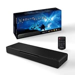 Panasonic SoundSlayer SC-HTB01 | Barre de Son Compacte Gaming (80W, Caisson de basses int., 2.1 ch, Dolby Atmos, DTS:X, 3 modes Son RPG/FPS/Voix, 2 HDMI, Bluetooth, PC/TV/Consoles) - Version Française