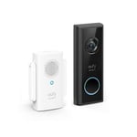 Security Video Doorbell Wireless Battery Kit with Chime Wi-Fi Connectivity