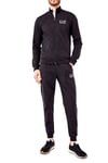 New Mens EA7 Emporio Armani 3ZPV51 PJ05Z Cotton Full Tracksuit Grey Size XL