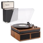 RP165 Bluetooth Record Player and Stereo Speaker System with Vinyl LP Case