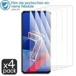 Film De Protection En Verre Flexible Pour Smartphone Tecno Camon 15 Pro [Pack X4]