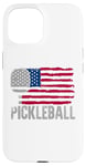 iPhone 15 Pickleball American Flag July 4 Independence Day Case