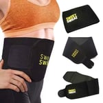 Men Women Waist Trimmer Belt Hot Sweat Wrap Tummy Stomach Weight Loss Fat Burner