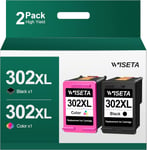 Lot de 302 Cartouches d'encre reconditionnées Noir et Couleur pour HP 302 XL 302XL pour HP Officejet 3831 3830 3832 3833 Envy 4525 4520 4527 Deskjet 1110 2130 2132 2134 363636 3630