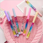 Gel Pen 0.5mm Fairy Stick Crystal Drift Sand Glitter Neutral Rai Light Pink