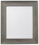 FRAMES BY POST Hygge Bear Creek Affiche de Photo Cadre, Plastique, Wolf Grey, 9 x 7 Image Size 6 x 4 inches