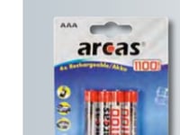 Arcas 177 27406, Rechargeable Battery, Aa, Nickel-Metal Hydride (Nimh), 1.2 V, 4 Pc(S), 2700 Mah